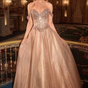Formal dress.Mother of the bride gown.Gold,blue,green,prom party wedding guest